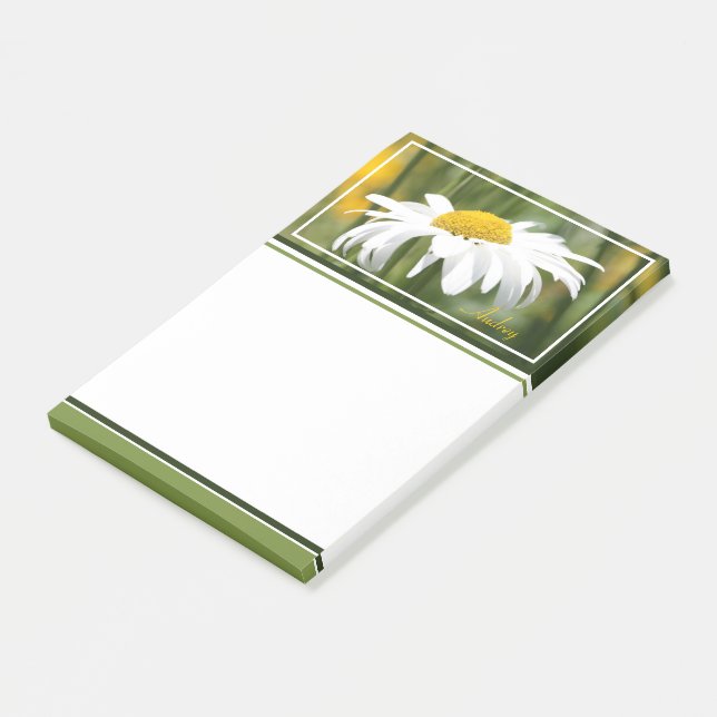Bloco De Notas Fotografia Moderna de Margarida (Inclinado)