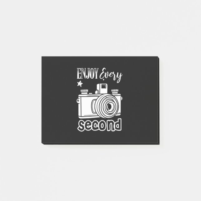 Bloco De Notas Fotógrafo Aproveite A Cada Segundo (Frente)