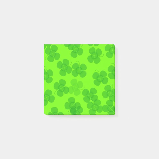 Bloco De Notas Four Leaf Clovers Post it Notes (Frente)