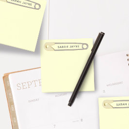 Bloco De Notas Fralda amarela Gênero do pino Chá de fraldas neutr