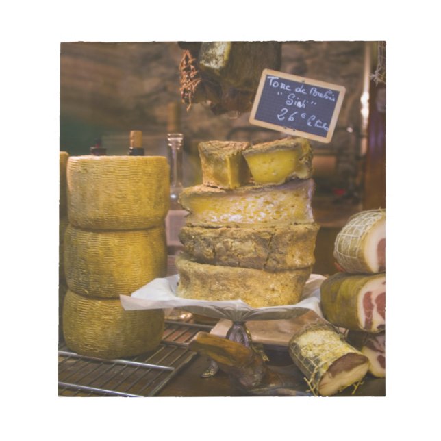 Bloco De Notas França, Córsega Queijos locais e charcuterias (Frente)