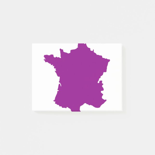Bloco De Notas France Country Europe Map (Frente)