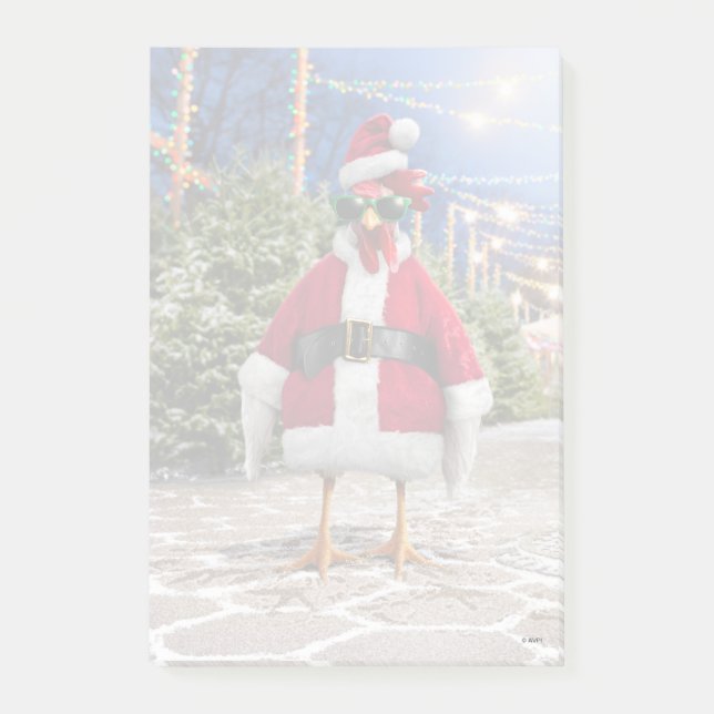 Bloco De Notas Frango do Papai Noel (Frente)