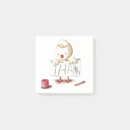 Bloco De Notas Frango Fofo Obrigado