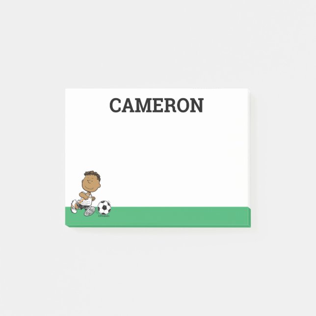 Bloco De Notas Franklin Jogando Futebol (Frente)