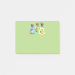 Bloco De Notas Frascos de Poção