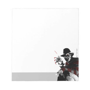 Bloco De Notas Freddy vs Jason Freddy Ver Vermelho