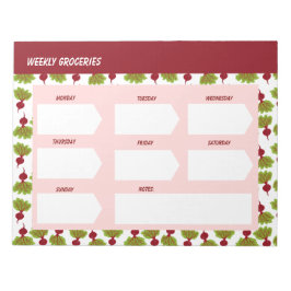 Bloco De Notas Fresh Beet Collection 