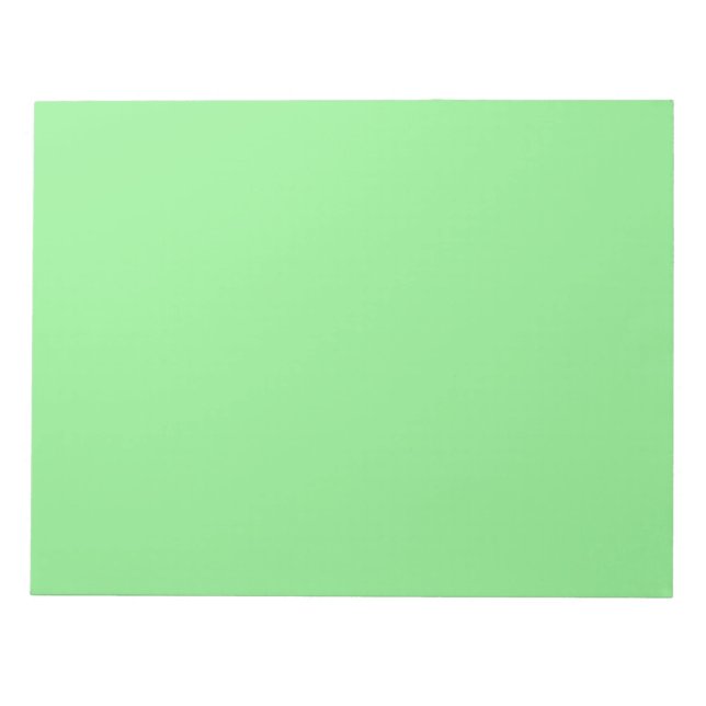 Bloco De Notas Fresh Light Green Notepad for Everyday Notes (Frente)