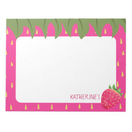 Bloco De Notas Fruta Strawberry