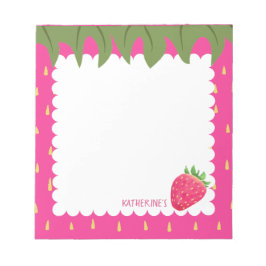 Bloco De Notas Fruta Strawberry