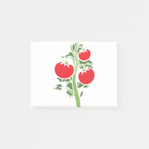 Bloco De Notas Frutas Vegetais De Tomate Vermelho Vegetal