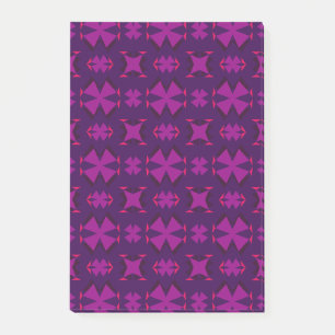 Bloco De Notas Fuchsia Geotech: A Vibrant Abstract Geometric Text