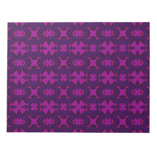 Bloco De Notas Fuchsia Geotech: A Vibrant Abstract Geometric Text