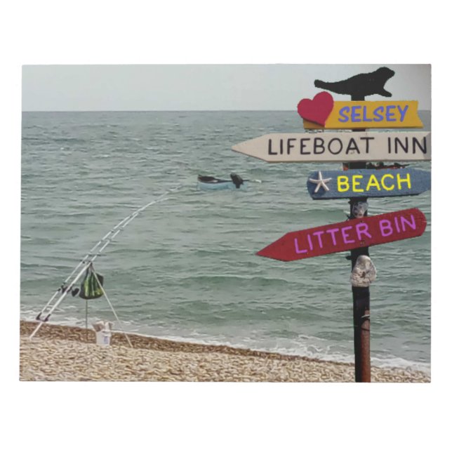 Bloco De Notas Fuga da pesca (Frente)