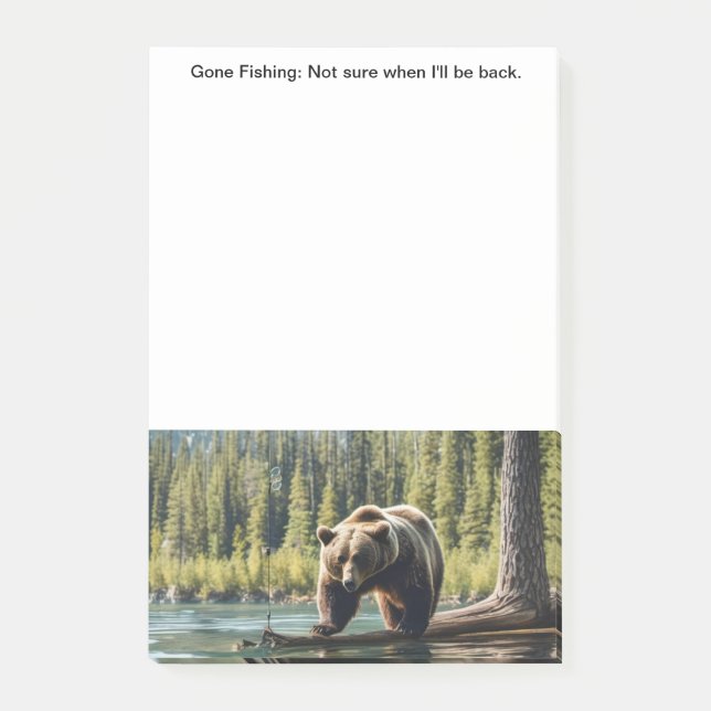 Bloco De Notas Fuga da pesca (Frente)