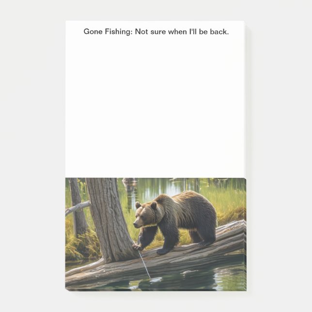 Bloco De Notas Fuga da pesca (Frente)