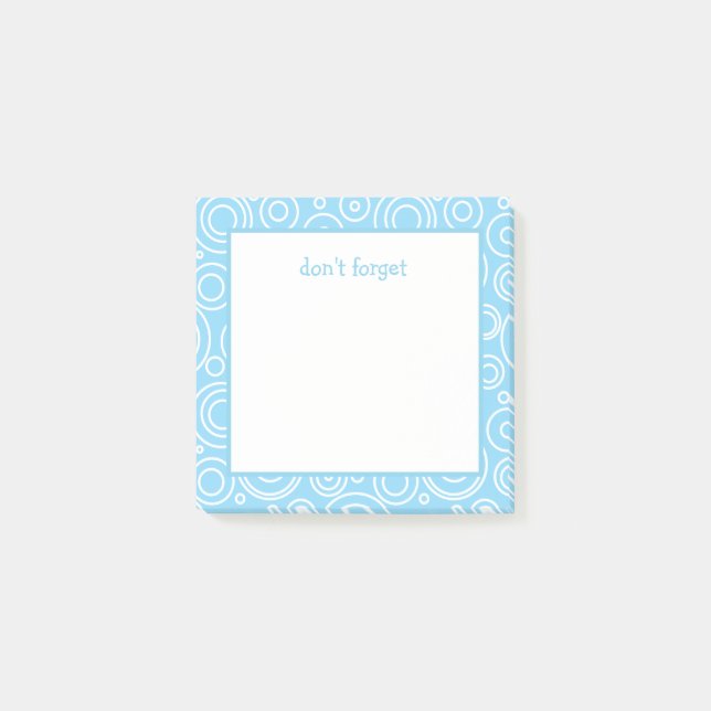 Bloco De Notas Fun Circle Pattern (Frente)