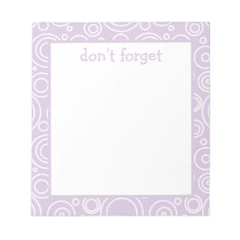Bloco De Notas Fun Circle Pattern
