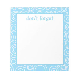 Bloco De Notas Fun Circle Pattern