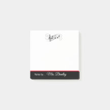 Funcionarios de Música e Notas Notepad, Professor