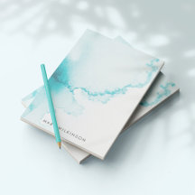 Fundo Aqua Blue Watercolor