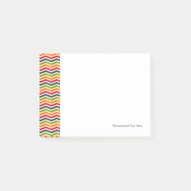 Bloco De Notas Fundo com as listras em retro (Frente)