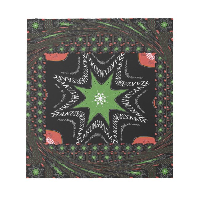 Bloco De Notas Fundo das estrelas reluzentes (Frente)