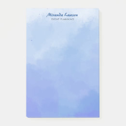 Bloco De Notas Fundo de aquarela