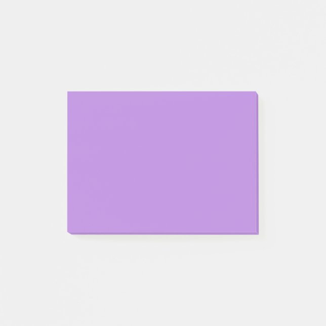 Bloco De Notas Fundo de Cor Lilar Roxa da lavanda (Frente)