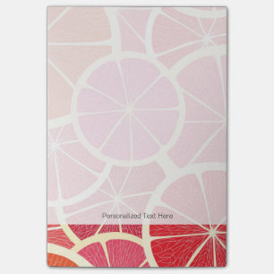 Bloco De Notas Fundo do vintage da toranja