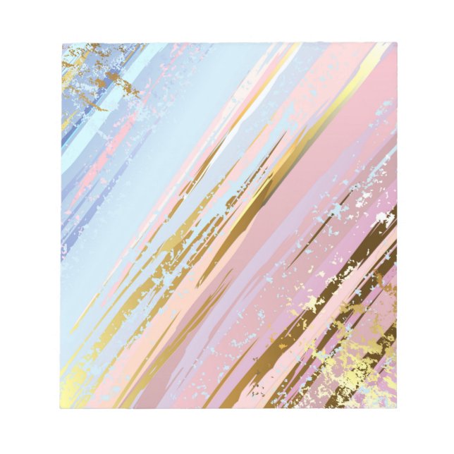 Bloco De Notas Fundo Rosa Texturizado (Frente)