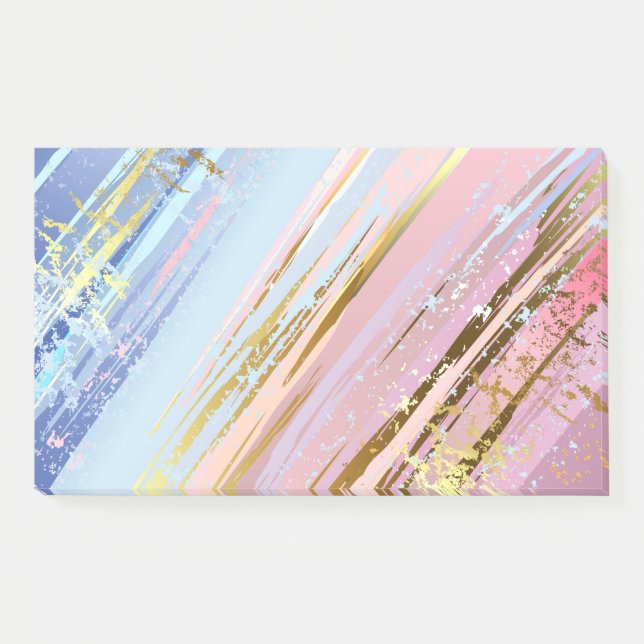 Bloco De Notas Fundo Rosa Texturizado (Frente)