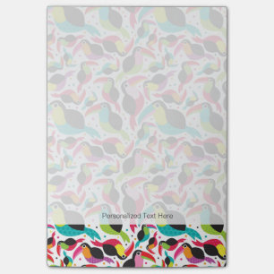 Bloco De Notas fundo toucan exótico do pássaro de Brasil