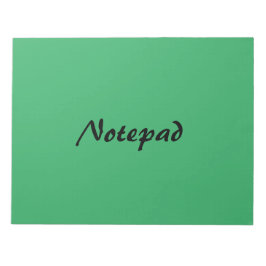 Bloco de Notas Fundo verde mar Impresso Exame Empr