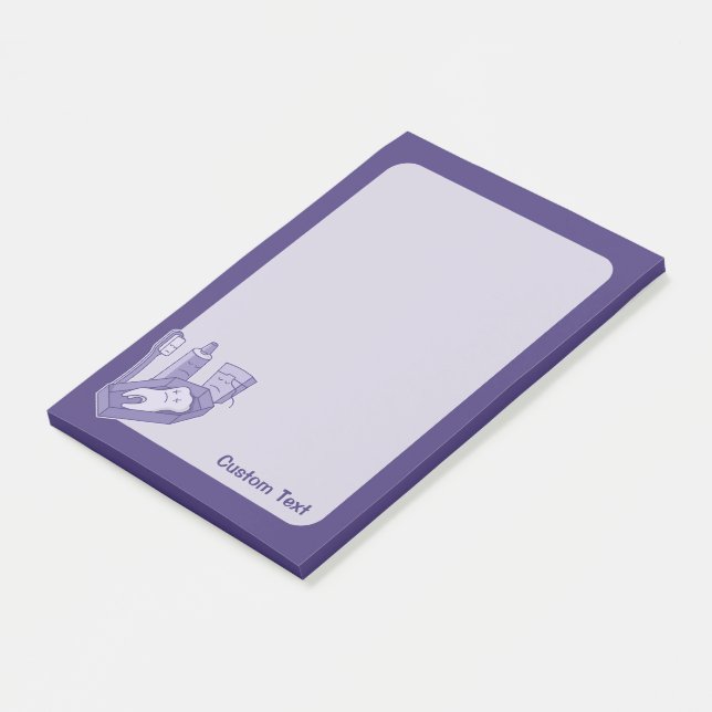 Bloco De Notas funeral dos dentes (Inclinado)