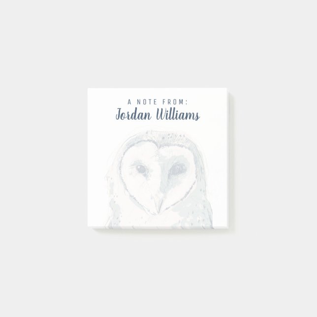 Bloco De Notas Funky Owl Retrait (Frente)