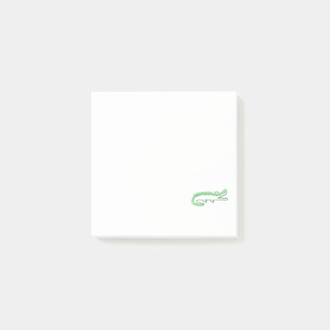 Bloco De Notas Funny Alligator Echo Art (Frente)