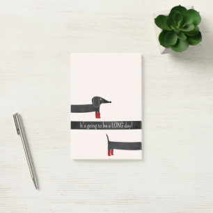 Bloco De Notas Funny Dachshund