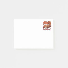 Bloco De Notas Funny Melting Red Panda Burnt Out Sticker | Cute 