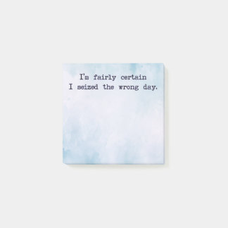 Bloco De Notas Funny Notepad | Seize the Day | Office Notes