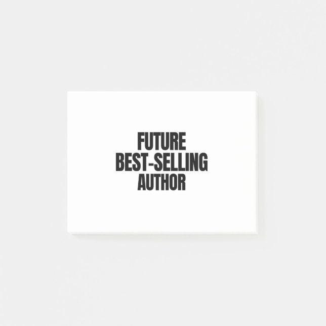 Bloco De Notas Future best selling author (Frente)