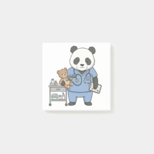 Bloco De Notas Futuro Enfermeiro Panda: Aluno de Medicina Adoráve