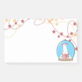 Bloco De Notas G globo de neve Natal Urso Polar Notas
