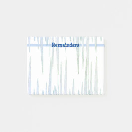 Bloco De Notas G pingentes azuis restantes notas Post-It