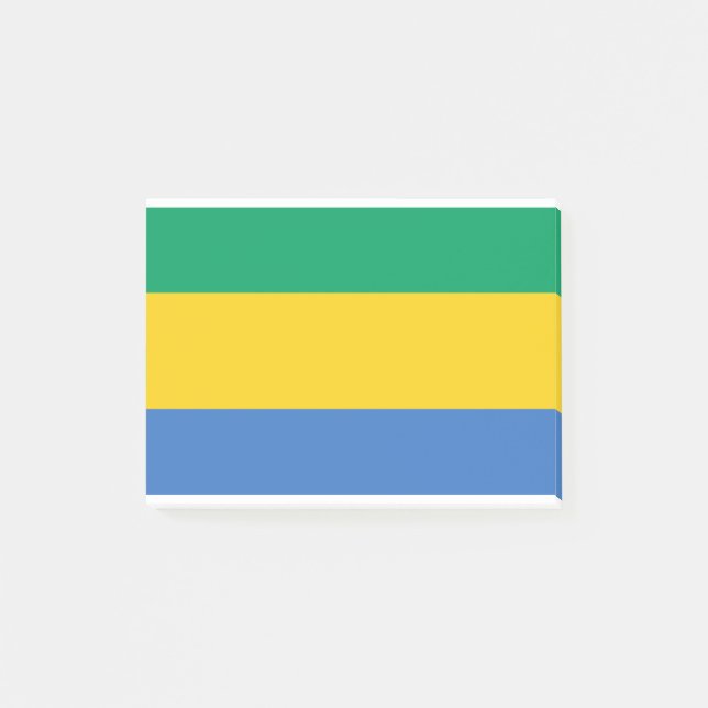 Bloco De Notas Gabão Flag (Frente)