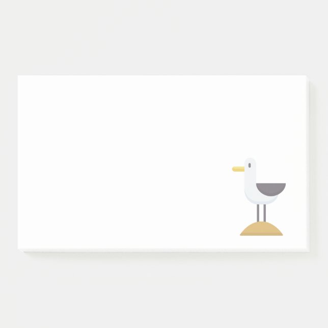 Bloco De Notas gaivota (Frente)