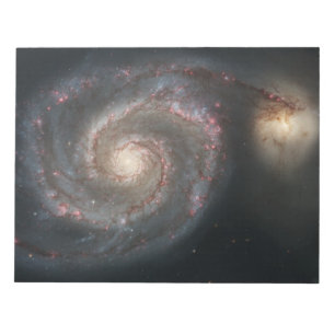Bloco De Notas Galáxia do Rodamoinho (Espaço) (Universo) (Messier