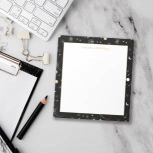 Bloco De Notas Galáxias e Estrelas - Adicionar Nome