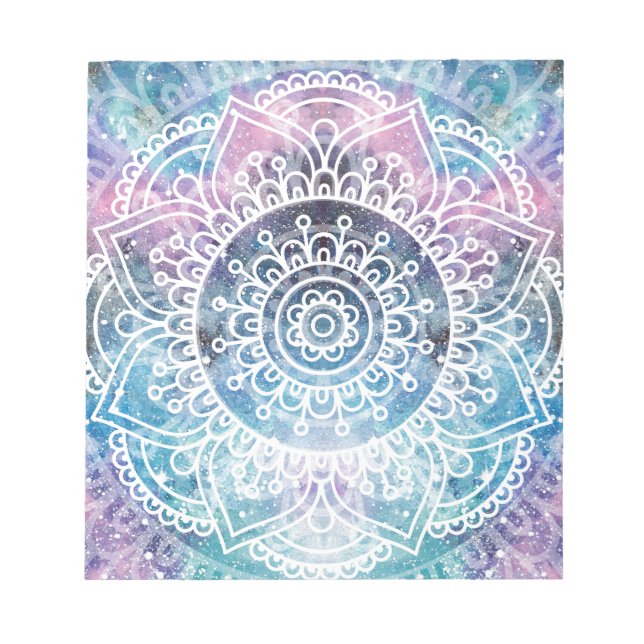 Bloco De Notas Galaxy Mandala (Frente)